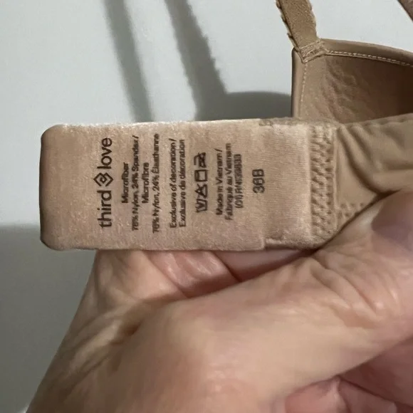 Thirdlove 24/7 Classic T-Shirt Bra Taupe Size 36B - Picture 4 of 16